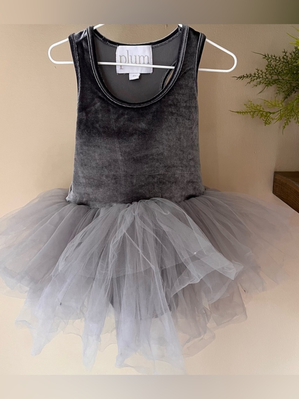 plum velvet tutu
